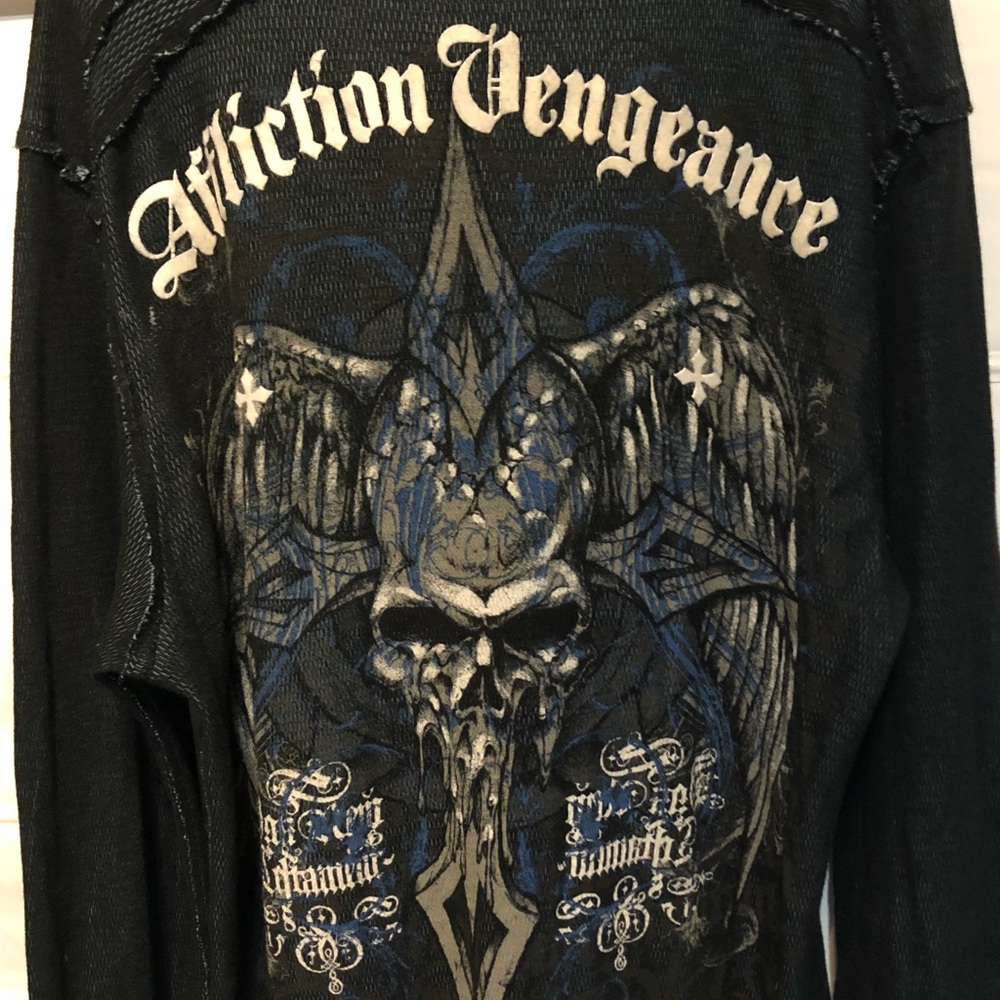 Men’s large affliction long sleeve shirt